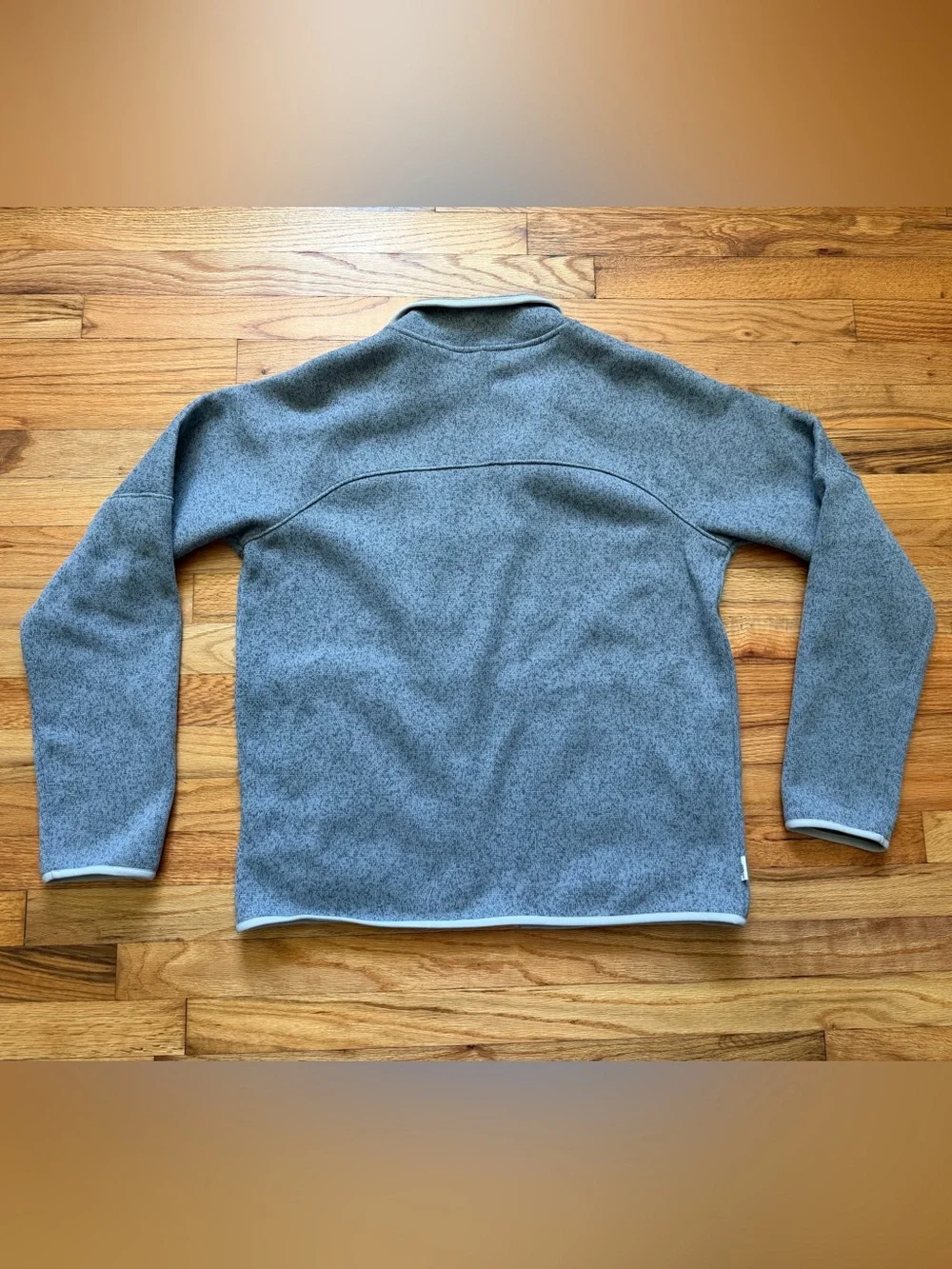 The North Face Men's Light Gray Full-Zip Fleece Jacket